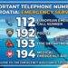 emergency numberrs