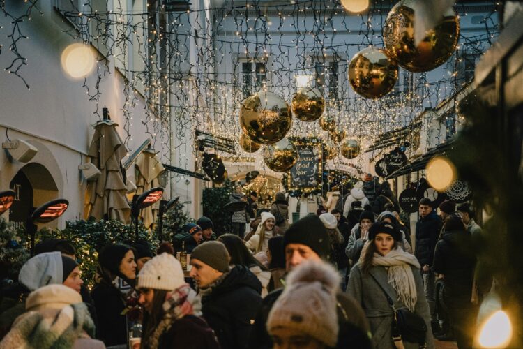 A picture of advent in Zagreb