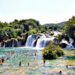 Swimming at the national park Krka